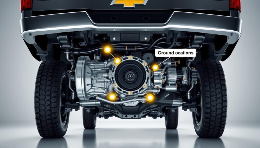 Chevy 5.3 Transmission Ground Locations