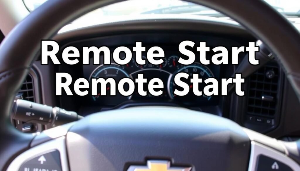 Chevy Silverado Remote Start Procedure